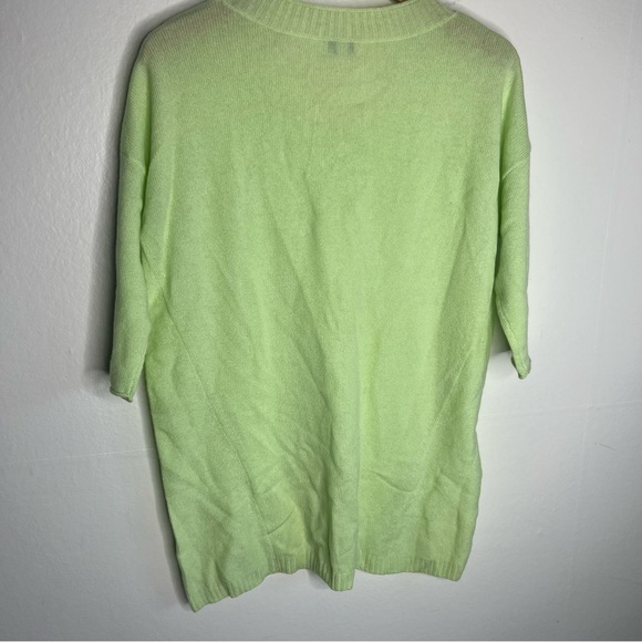KIMROSS cashmere V-Neck Green Sweater Sz M - Picture 2 of 7